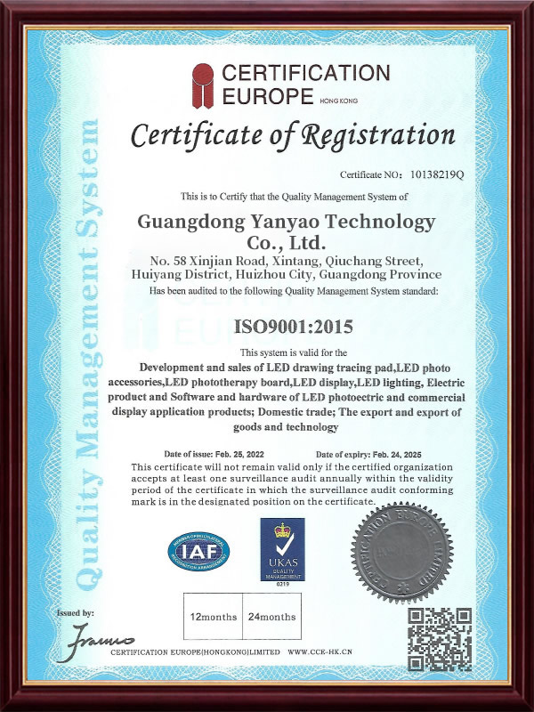 ISO 9001 certification