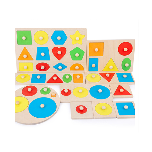Geometry of wooden toys for early childhood education