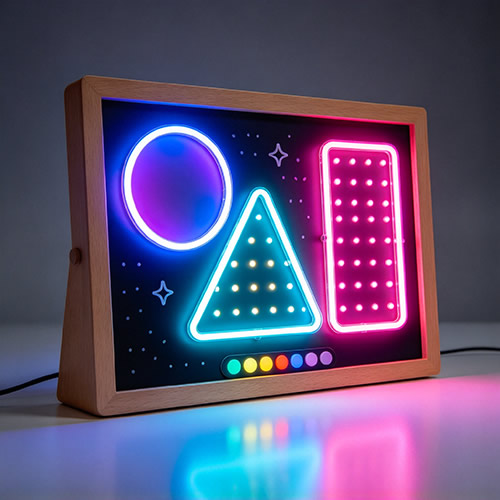 Wooden light box, night light category