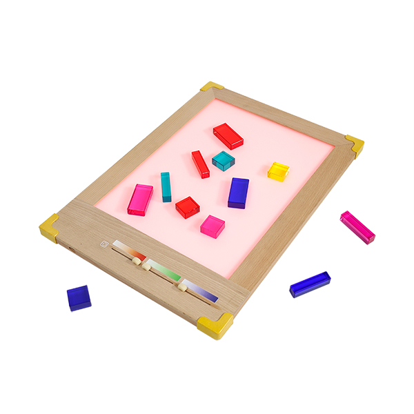 Wooden slider luminous board